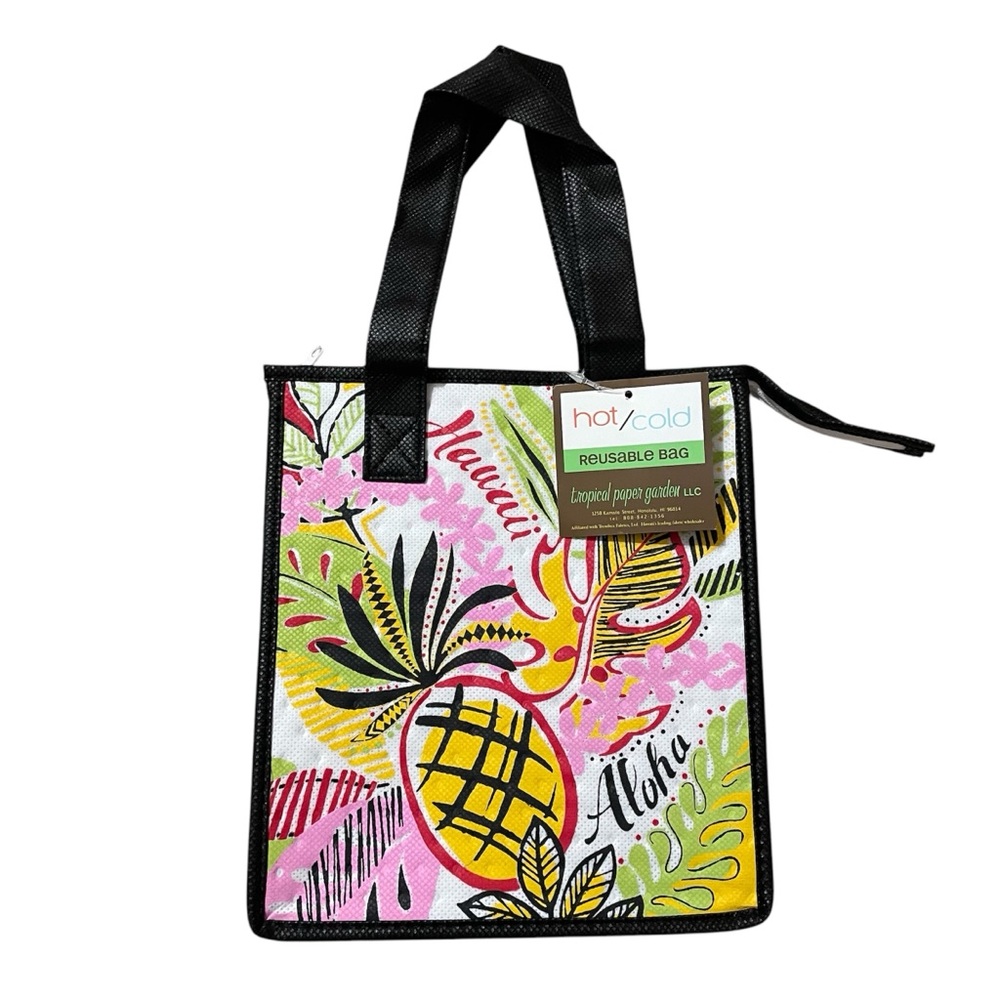 Hawaiian Aloha Mini Hot/Cold Reusable Insulated Bag NWT